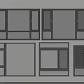 Modern Aluminum Frame Casement Windows With Double Glazed Glass And Various Sizes