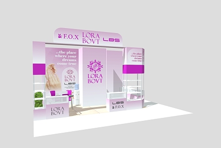 Lora Bovt LBS FOX Beauty Care Show 3d model