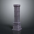 Columns Stone Columns Stone Columns Old Columns Roman Columns Roman Columns Classical Columns Greek Columns 3d model
