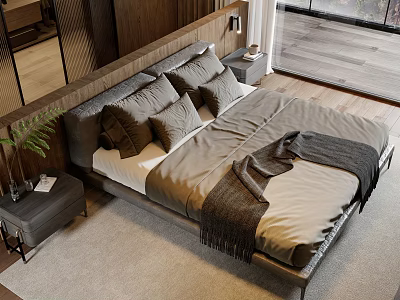 Minotti Milotti Double Bed