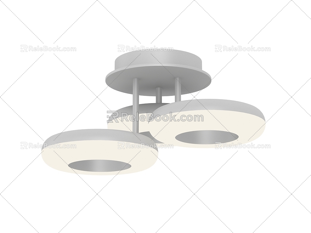 Light Luxury Ceiling Lamp 3d model