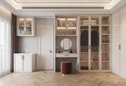 Modern Cloakroom 3d model