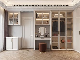 Modern Cloakroom 3d model