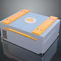 Box Container Realistic 3d model