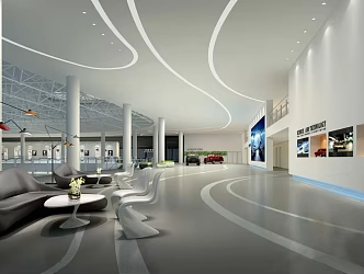 Exhibition Hall 3d model