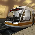 Modern Subway Station Subway Entry 3d model
