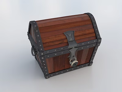 Treasure Chest Wooden Chest Chest Treasure Chest 3d model