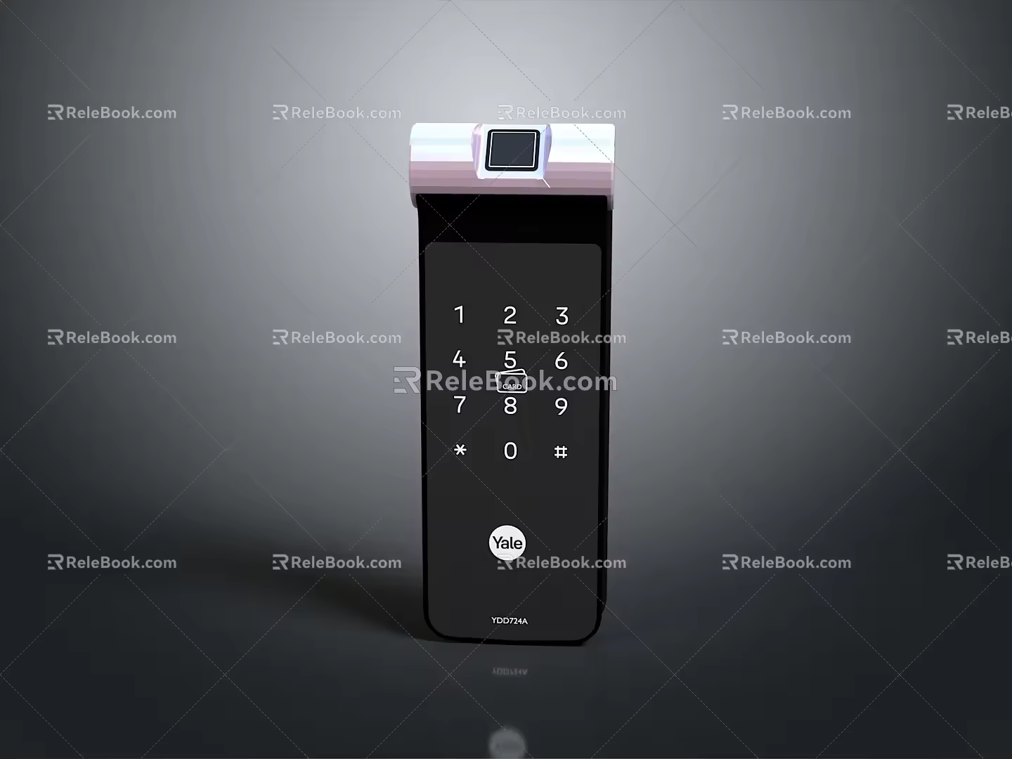 Smart card door lock smart lock smart door lock digital lock digital door lock security door lock password lock 3d model
