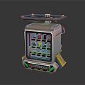 Futuristic Tech Device With Transparent Panel Internal Components And Top Platform