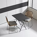 Casual tables and chairs 3d model