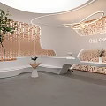 Modern Front Desk 3d model