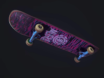 Modern Skateboard Next Generation 3d model Modern Skateboard Next Generation 3d model