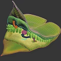 Plant Leaf Internal Structure Showing Photosynthesis Process With Light Energy Sugar And Oxygen 3d model