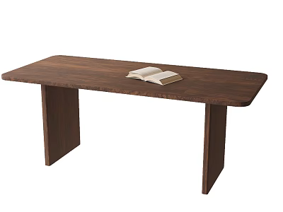 Modern Dining Table Long Bar Dining Table Desk Tea Table 3d model