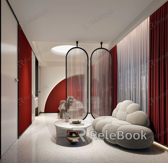 Modern SPA Beauty Salon Room model