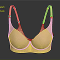 Daily Life Essential Pink Bra With Adjustable Straps And Golden Clasps Design