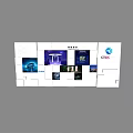 Exhibition Backdrop for 27th China Food Additives Expo with Screens and YIBIN Branding