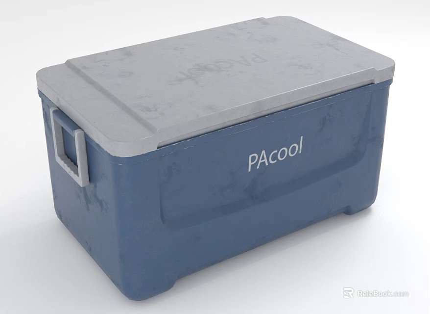 Pacool Blue Insulated Medical Device Transport Storage Cooler Container for Safe Temperature Control 3d model 