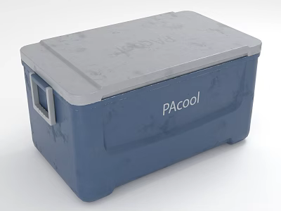 Pacool Blue Insulated Medical Device Transport Storage Cooler Container for Safe Temperature Control 3d model