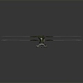 Helicopter Dragonfly Aircraft Dragonfly Helicopter Sci-fi Helicopter 3d model