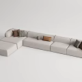Modern Multiplayer Sofa 3d model