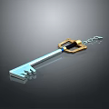 Modern Metal Key With Keychain Stylish Design For Daily Household Use And Decor