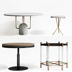 Modern round several sides several 3d model