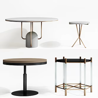 Modern round several sides several 3d model