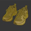 Outdoor Casual Purple And Beige Mesh Upper Lace Up Sports Shoes With Thick Sole