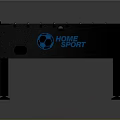 Black Foosball Table With Green Playing Surface White Red Players Home Sport Logo Kicker Brand