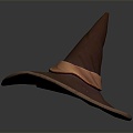 Modern Hat Witch Hat 3d model