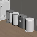 trash can 3d model