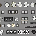 Various Designs of Downlights and Spotlights in Multiple Colors and Shapes for Home Lighting