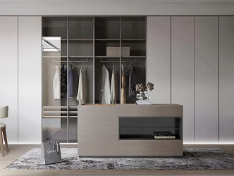 Modern Cloakroom 3d model
