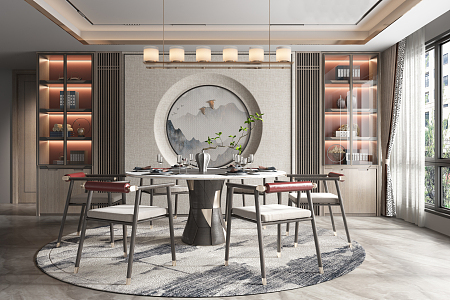 New Chinese Restaurant 3d model