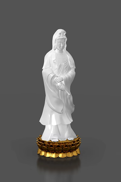 New Chinese Buddha Guanyin Bodhisattva 3d model New Chinese Buddha Guanyin Bodhisattva 3d model