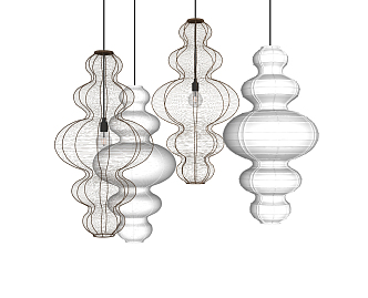 Quiet chandelier 3d model