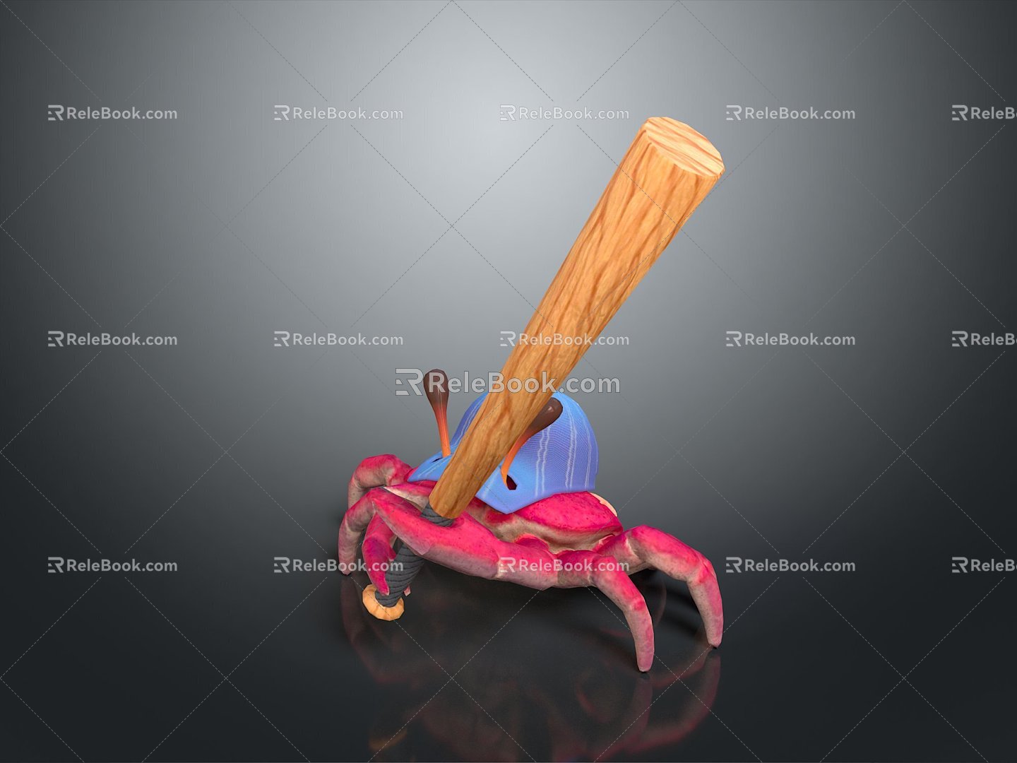 crab sea crab river crab hairy crab bread crab hermit crab big crab small crab marine animal fish 3d model