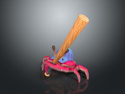 crab sea crab river crab hairy crab bread crab hermit crab big crab small crab marine animal fish 3d model