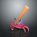 crab sea crab river crab hairy crab bread crab hermit crab big crab small crab marine animal fish 3d model