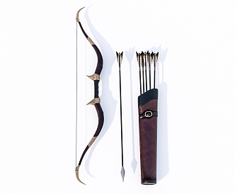 Modern Bow Arrow Quiver 3d model