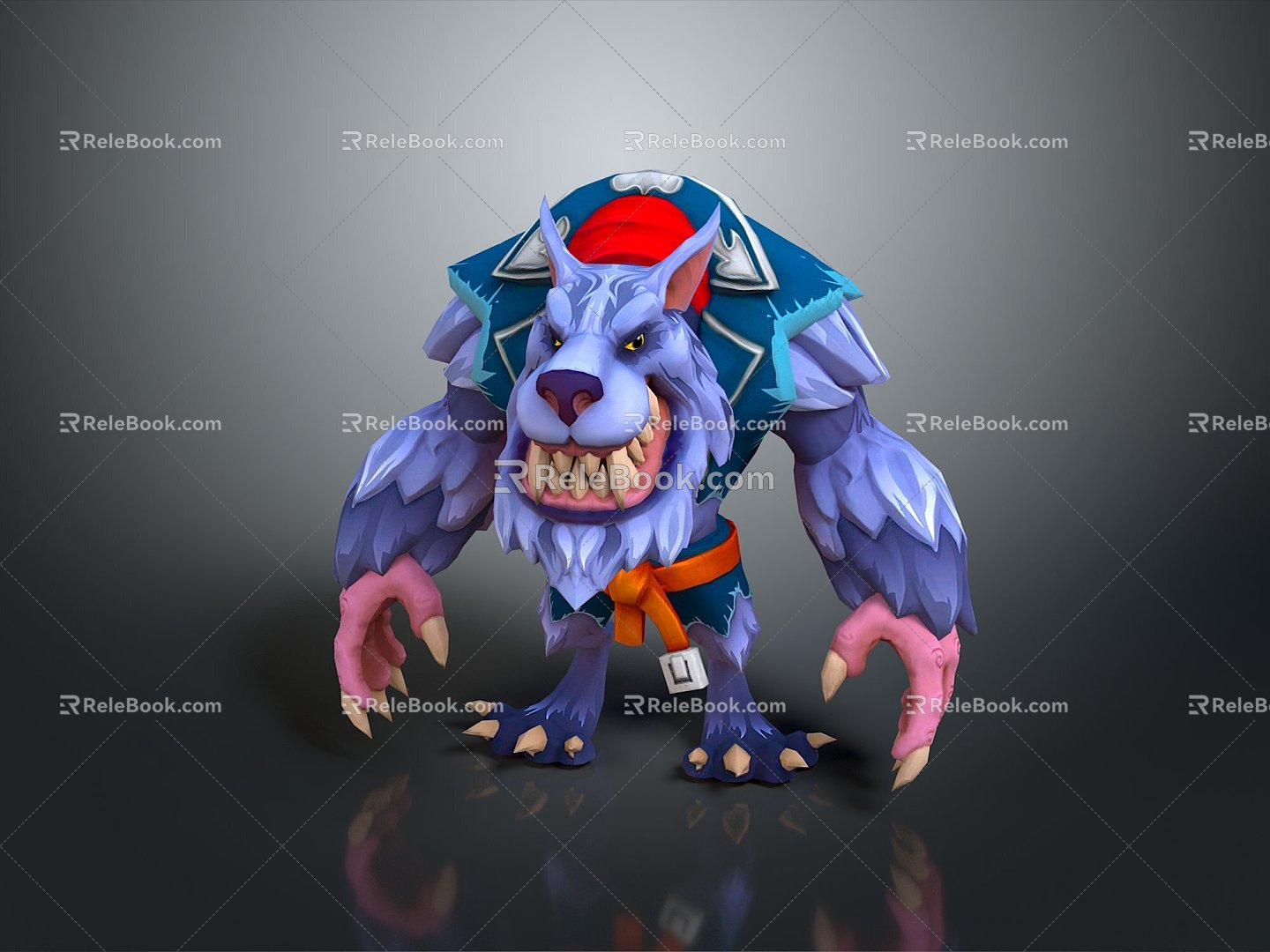 Werewolf Werewolf Warrior Werewolf Soldier Cartoon Werewolf Animation Werewolf Cartoon Characters 3d model