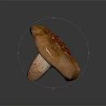 Modern Mushroom Straw Mushroom Shiitake 3d model