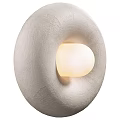 Modern Textured Round Wall Lamp With Illuminated Center For Interior Decoration 3d model