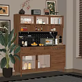 Middle Style Sideboard 3d model