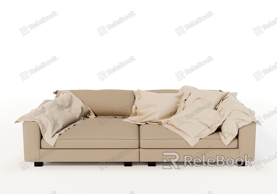 Modern double sofa model