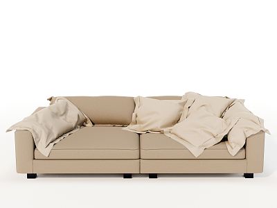 Modern double sofa model