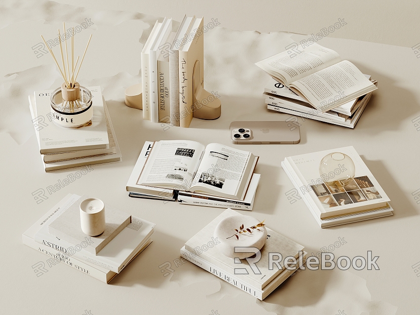 Book decoration combination model