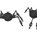 Industrial Equipment Mechanical Spider With Metal Legs And Spherical Body Design