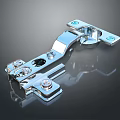 Stainless Steel Cabinet Hinge Shiny Precision Hardware Tool For Furniture Door Installation